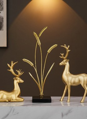 速发酒柜感饰轻摆件品奢高档电视柜玄关客厅家居装饰品高级装乔迁