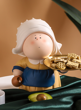 速发月半艺新家托盘玄关进门入户门口收纳摆饰鞋架装件品术年礼物