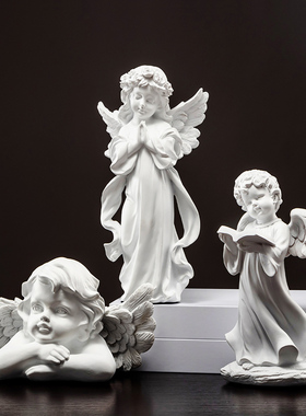 速发使意人物天创雕塑装饰品树脂摆居客厅书柜家设工艺品雕像摆件