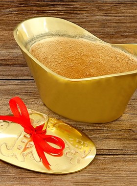 速发黄铜开盖号宝聚宝盆开业店空工艺品装饰家用摆件大元铺心金元