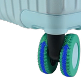 Чемодан, универсальный защитный чехол, силиконовые резиновые резиновые кольца, поворотные колеса, увеличенная толщина