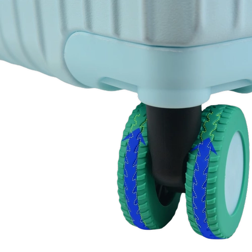 Чемодан, универсальный защитный чехол, силиконовые резиновые резиновые кольца, поворотные колеса, увеличенная толщина