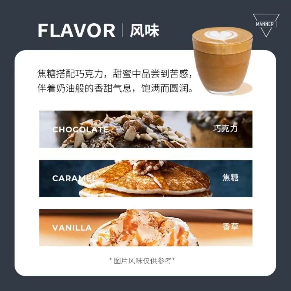 manner意式咖啡豆深烘Manner Blend咖啡新品新鲜店用烘焙黑咖2斤 - 图1