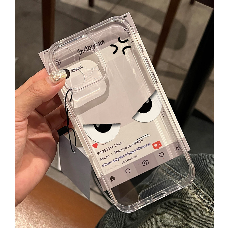 凶凶表情适用iphone16promax手机壳苹果15/13/12新款11华为mate70创意个性vivos20小米14oppo红米K80荣耀300