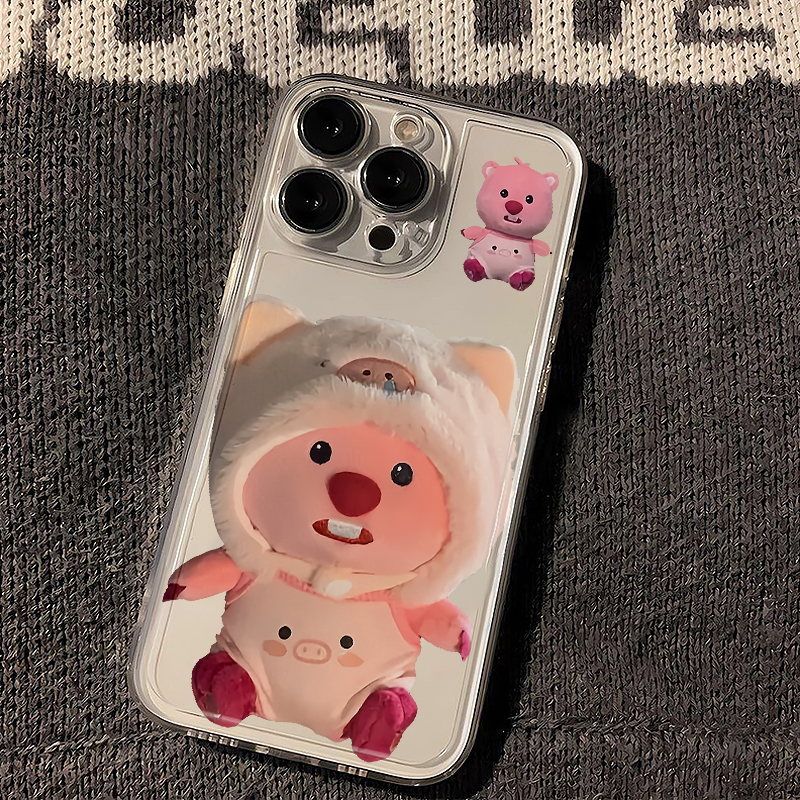 海狸宝宝适用iphone15promax苹果16手机壳11新款13高级感12华为mate60女pura70荣耀90vivoiQOO小米14红米oppo