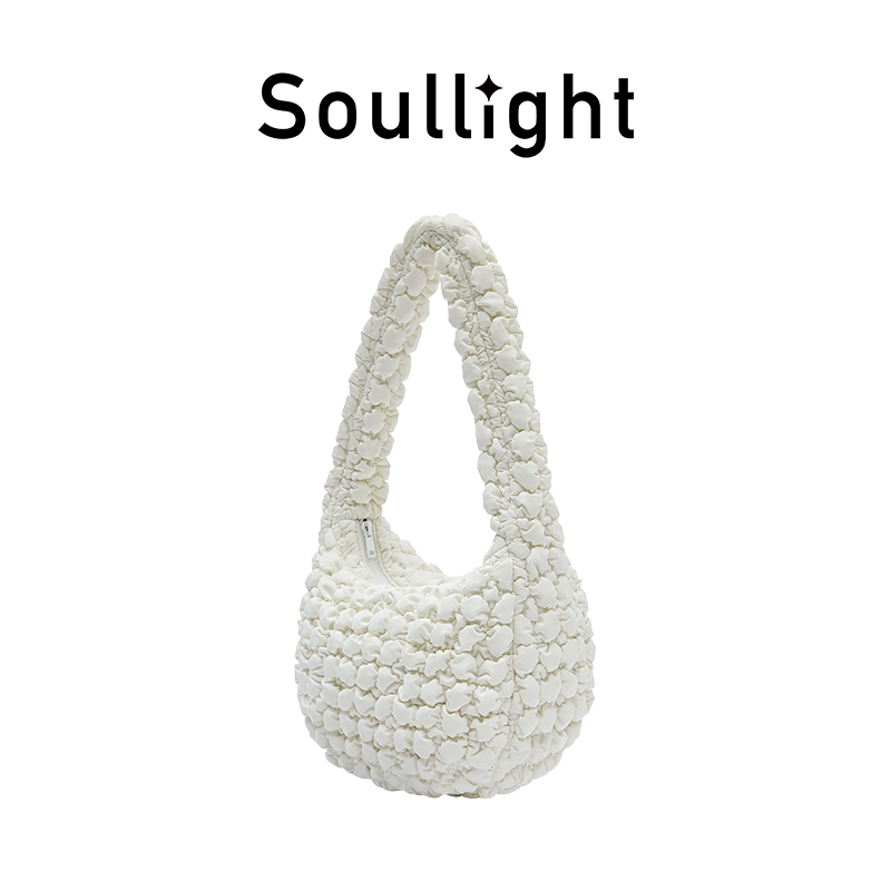 Soullight溯光*云朵包中号托特包女大容量通勤包松弛感单肩包包女 - 图0