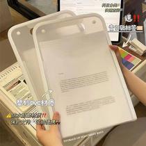 a4 Vertical Organ Packs Ins high face value Paper containing clip Portable Document Bag Large Capacity Durable Data Book