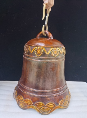 铜铃铛大号纯铜钟仿古日常家居现代学校铜铃铜钟工艺品挂件