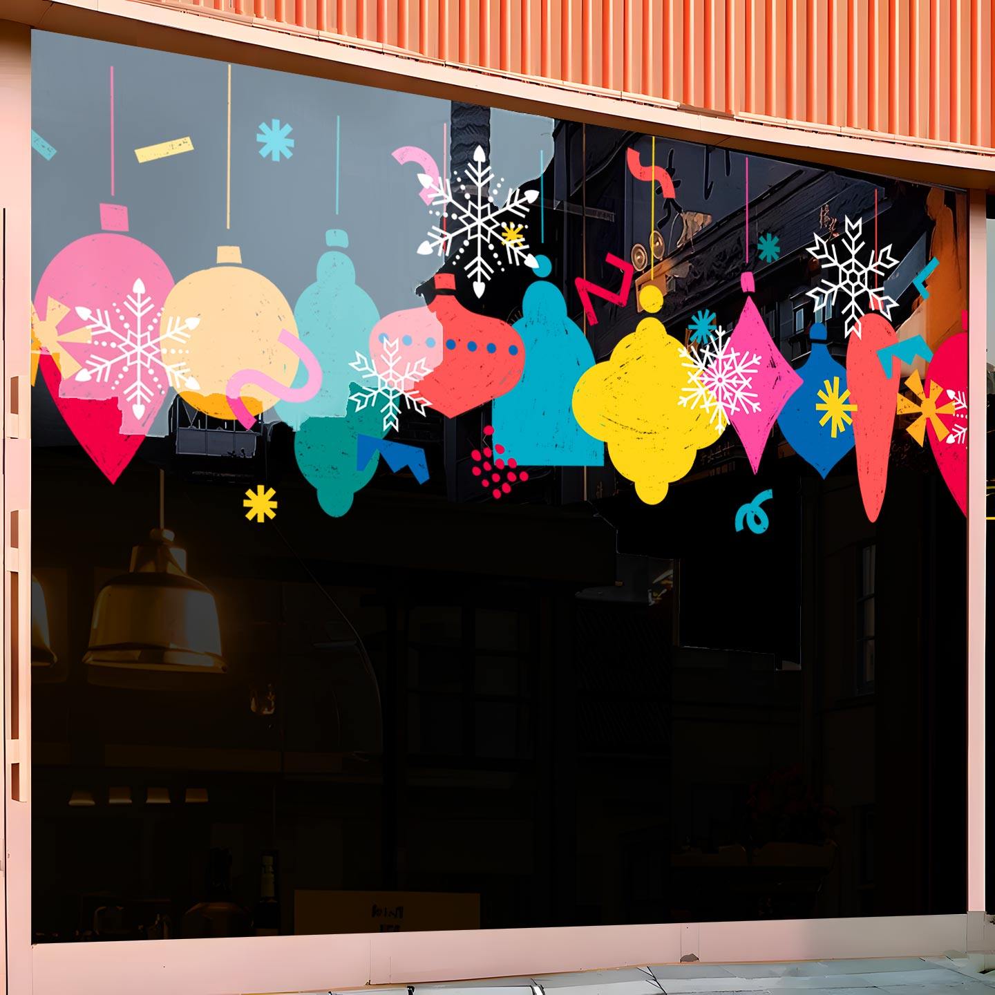 圣诞节装饰窗贴高档雪花窗花挂饰贴画窗花商场橱窗静电玻璃门贴纸,淘宝优惠券,粉丝福利购,淘宝优惠卷