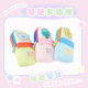 Contrast color star patch pencil bag 2025 new cute high-value student special large capacity ins style splicing color not to collide stationery bag pencil case junior high school students use girls stationery storage bag