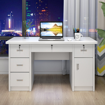 Single desk desktop computer desk brief modern home with lock with drawer bedroom writing desk desk
