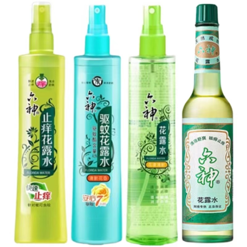 【正品授权】六神花露水180ml*3瓶