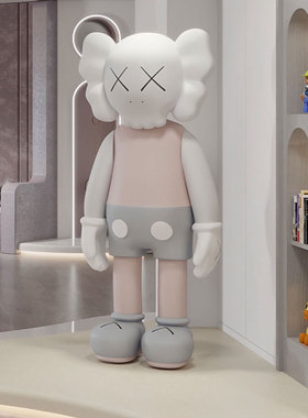 kaws大摆件芝麻街客厅高级