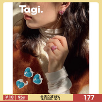 Tagi < i> Imagine the drum-drum loving acrylic resin opening ring ear-ear clip