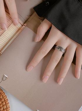 新款韩版复古北斗七星戒指女简约时尚个性设计感ins潮流泰银指环