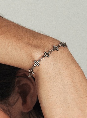 十字架骷髅海盗旗手链男LUCKJAY