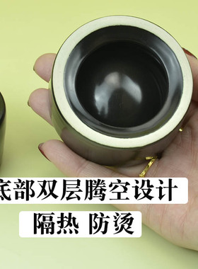 肚脐拔火罐温阳加厚点火碟子艾灸