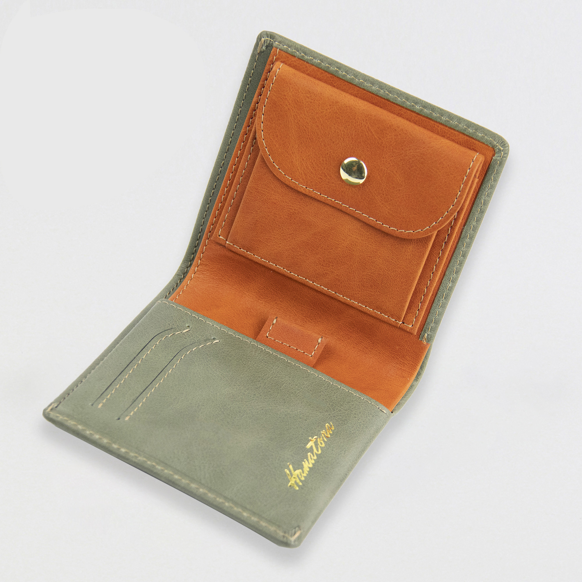 日本花虎日式真皮短款女士手工钱包 HANATORA钱包