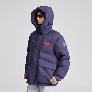 太空系列波司登2025新款冬季户外情侣短款工装防风保暖羽绒服男女