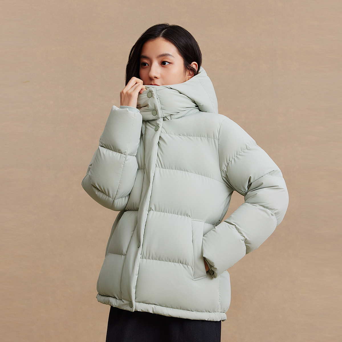 5格波司登25冬季新款休闲短款羽绒服女舒适收腰显瘦弹力抗皱保暖 5格波司登25冬季新款休闲短款羽绒服女舒适收腰显瘦弹力抗皱保暖