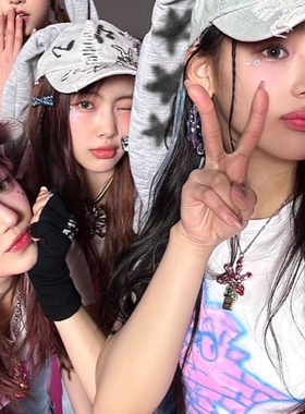 逛街棒球帽女newjeans同款嘻哈