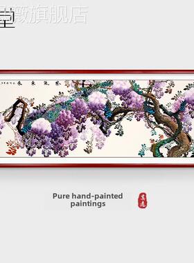 网红东中新来客风厅装饰画办公室壁画式格沙挂发背景墙画