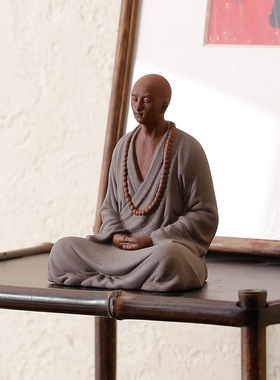 速发陶瓷小和桌摆件创居桌面装饰工艺礼品摆饰博古架玄关家意书房