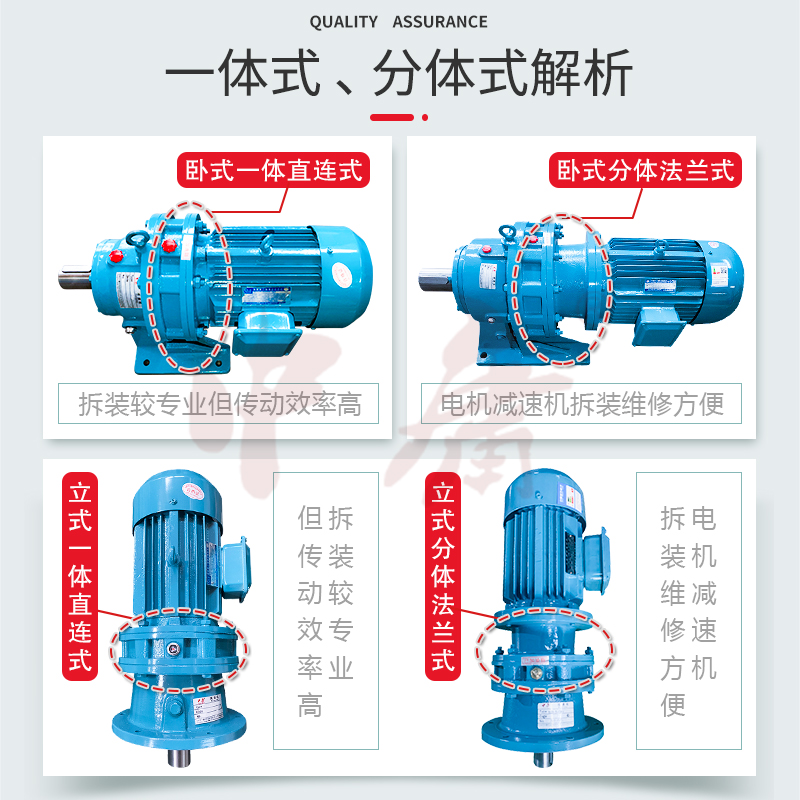 常州摆线针轮减速机变速箱机头不含电机接头卧式立式BWDBLDXWDXLD - 图0