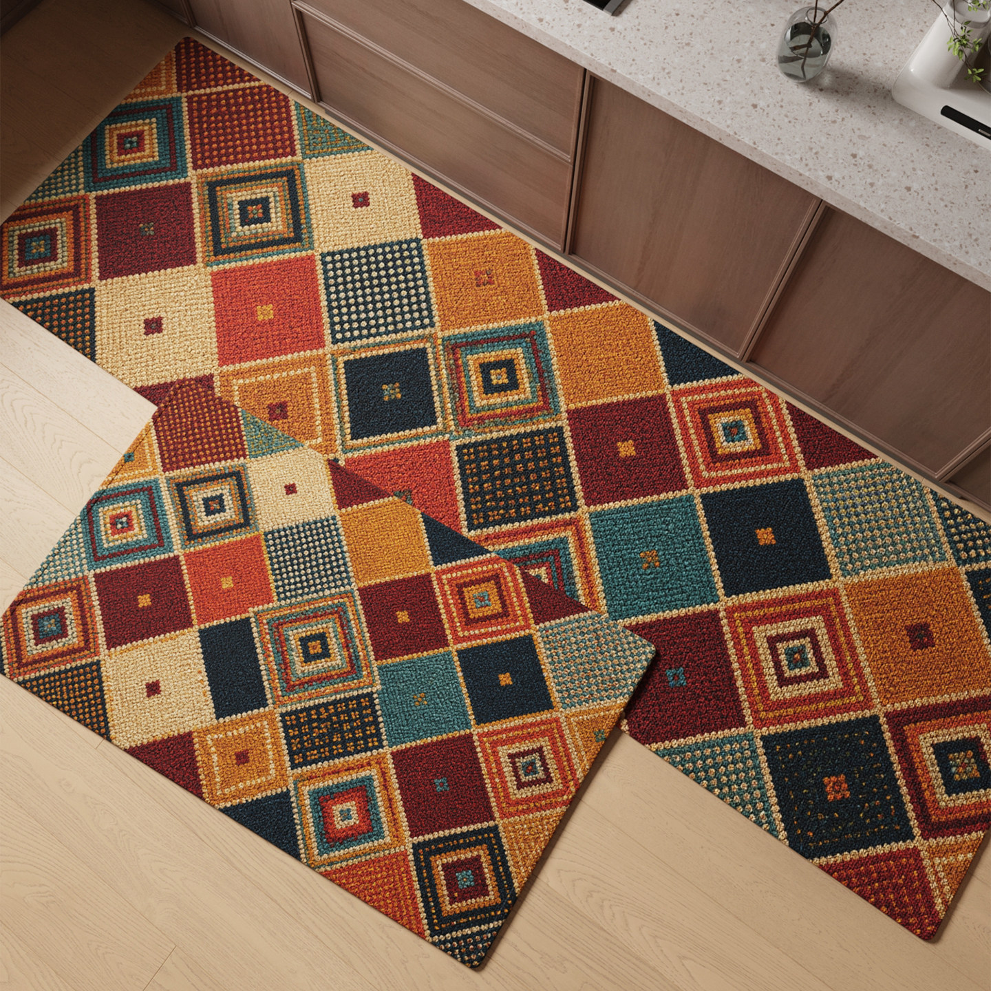 Special kitchen floor mats long non-slip foot mats for home use 2026 new wear-resistant, dirt-resistant and dust-removing customizable carpets