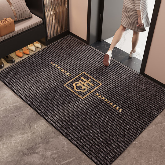 Серый коврик для входной двери, входная дверь, грязеотталкивающий, не моющийся коврик для ног, бытовой противоскользящий коврик для наружной двери, ковер для входной двери
