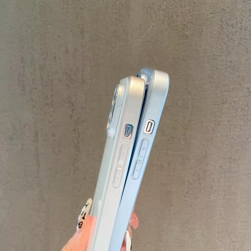 适用于苹果17Pro手机壳16硬15iPhone13mini新款12金属漆14玻璃11卡通XSMax简约6SPlus卖萌兔子7全包边8防摔壳 - 图3
