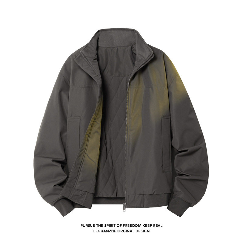 美式复古飞行员夹克棉服男cleanfit高级感痞帅短款棉衣加厚外套潮,淘宝优惠券,粉丝福利购,淘宝优惠卷