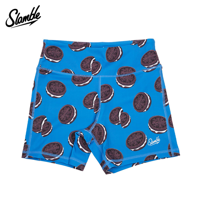 SLAMBLE 女子5寸短裤 提臀运动训练CrossFit弹力排汗瑜伽健身,淘宝优惠券,粉丝福利购,淘宝优惠卷