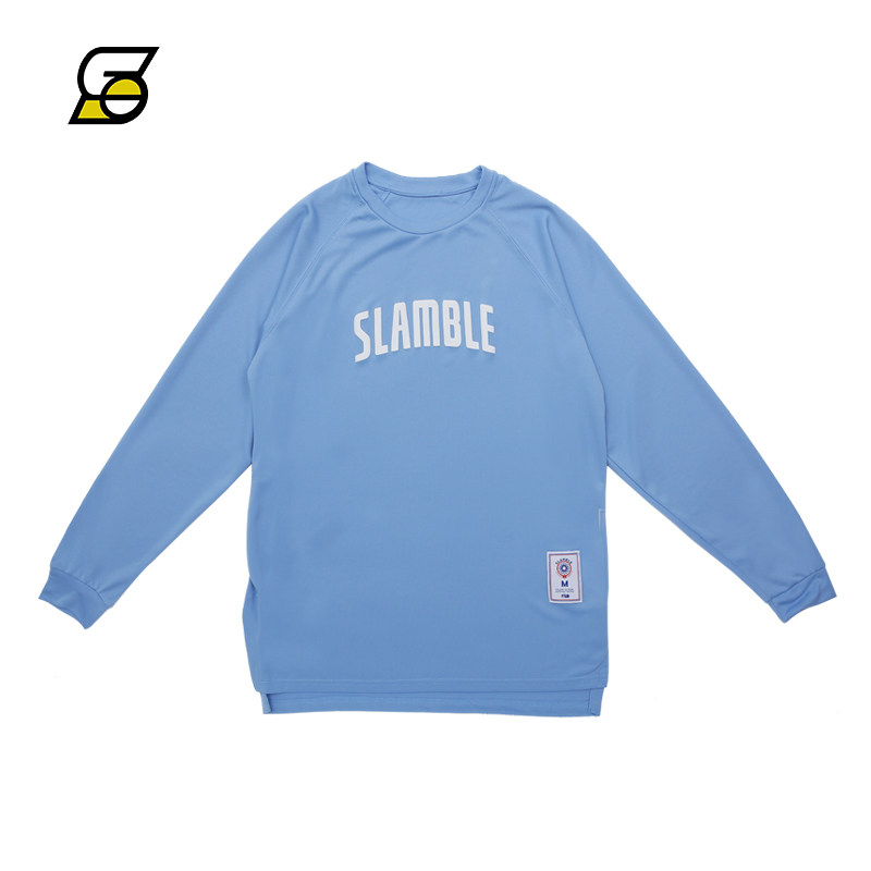 SLAMBLE秋季新款长袖男t恤女速干排汗运动投篮球衣服宽松跑步训练,淘宝优惠券,粉丝福利购,淘宝优惠卷