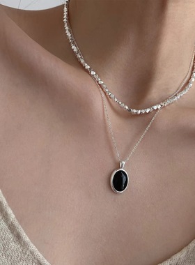 Yooper韩国纯银女吊坠项链