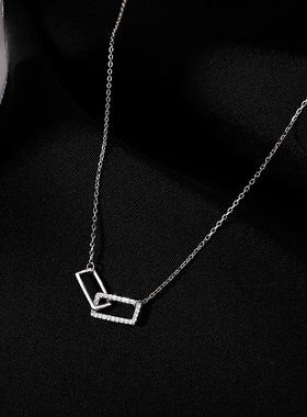 YOOPER纯银锁骨链高级感女