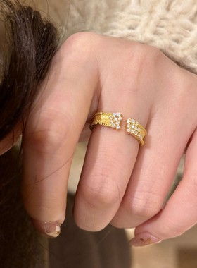 纯银轻奢璀璨星河戒指女