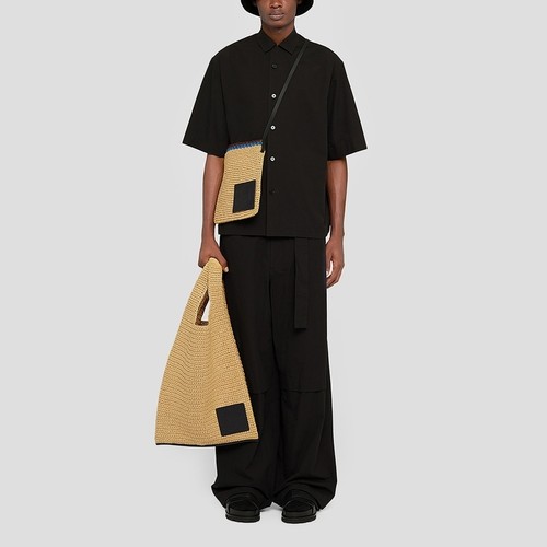 【甄选折扣】JIL SANDER+ 秋冬男士 棉质宽松腰带长裤 - 图0