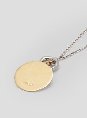 女士项链JilSander黄铜