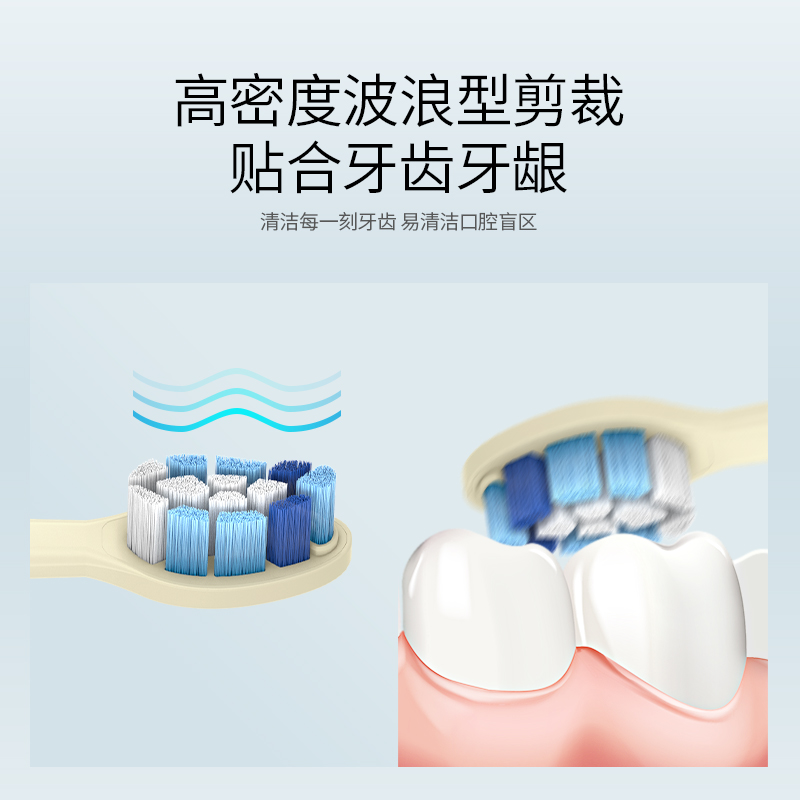 皓卫适配Beautigo电动牙刷头成人声波清洁软毛RST66/SN302替换Y01 - 图2