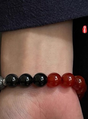 【天台山】火土-红玛瑙手链手串