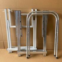 Simple Folds Fold Table Legs Rack Iron Art Bracket Table Legs Accessories Home Dining Table Feet Big Row Gear X Type Square Table Frame