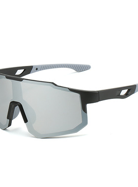 新款跨境户外运动太阳镜9337大框一体式骑行挡风眼镜钓鱼开车墨镜