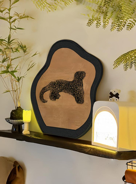 COCO 中古风客厅装饰画电视柜摆件画高级感卧室餐桌艺术摆台 · C