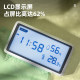 Deli temperature and humidity meter household indoor baby room wall hanger