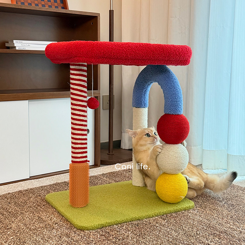 Coni life猫爬架猫窝一体剑麻猫抓柱猫架子小型不占地猫玩具用品,淘宝优惠券,粉丝福利购,淘宝优惠卷