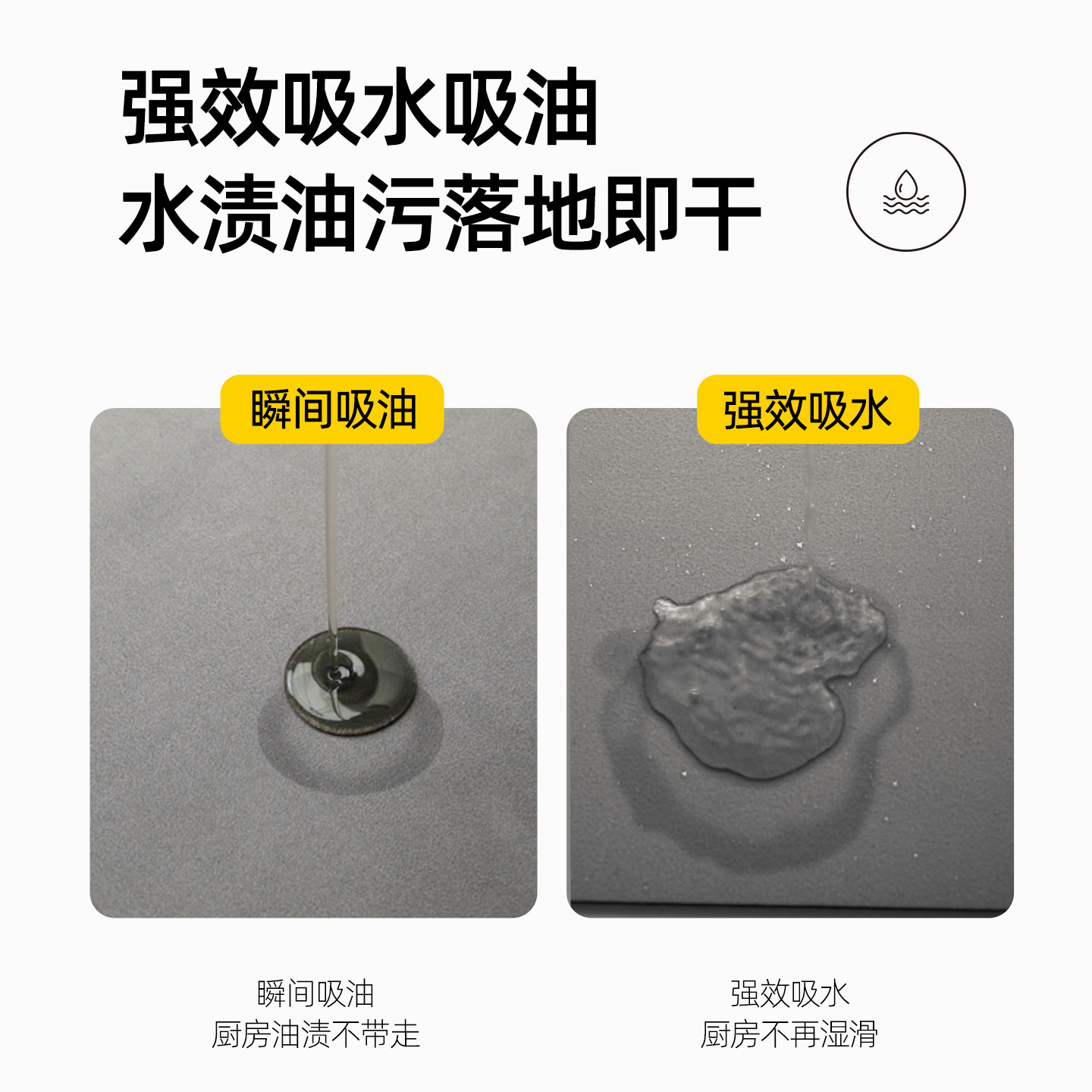 厨房地垫防滑防油2025新款网红地毯可擦免清洗吸水吸油防水脚垫子,淘宝优惠券,粉丝福利购,淘宝优惠卷