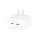 Suitable for Apple 35W dual port charger mobile phone PD charging head dual C fast charging head European regulations, American regulations, British regulations
