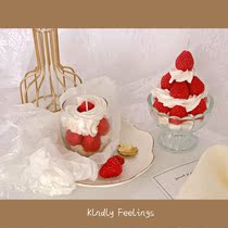 Strawberry Scented Lavender Candle Fourmeals Small Crowdbedroom Light Incense Ritual Sensation Birthday Girl
