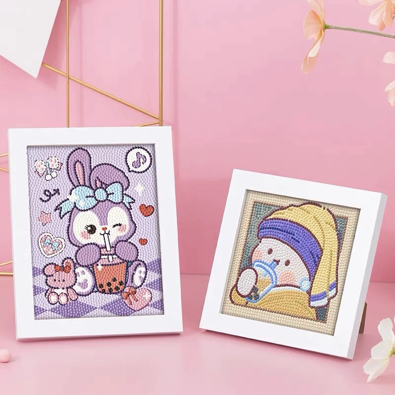 Картина алмазами по мультфильму 2024 новый детский DIY handmade звёздная дылю алмазная прорисовка с высоким ценением ins